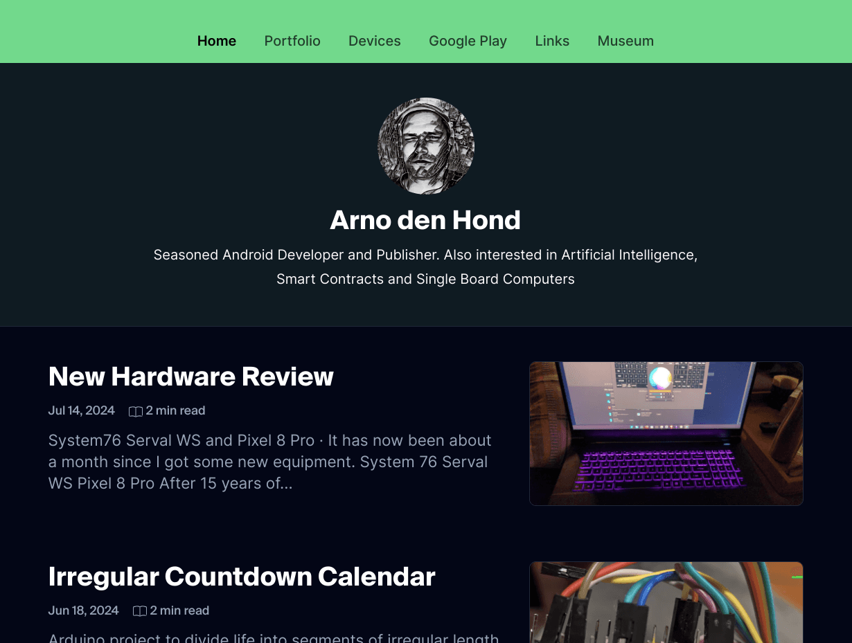 Happy Birthday arnodenhond.com